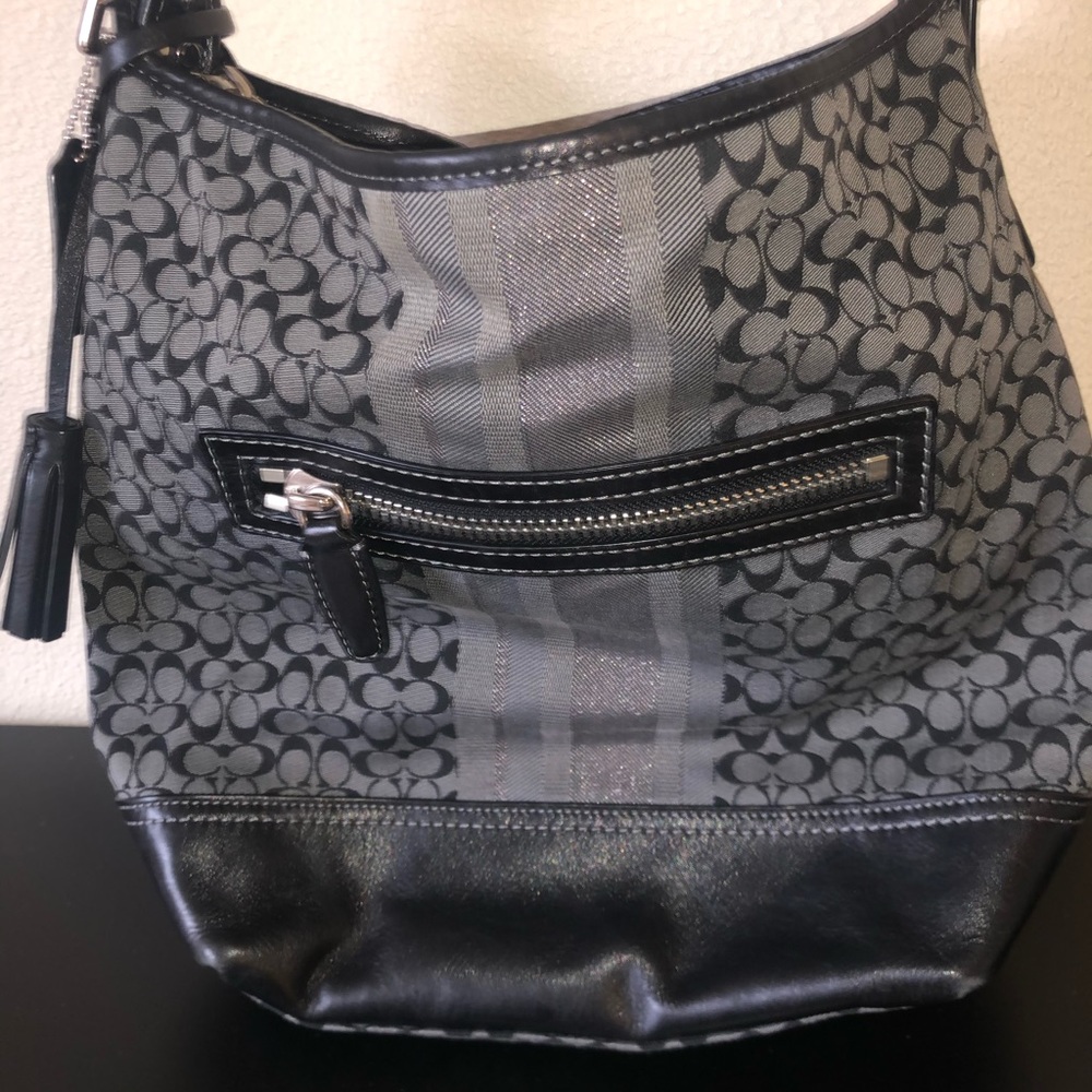 Coach Legacy Signature Stripe Duffle